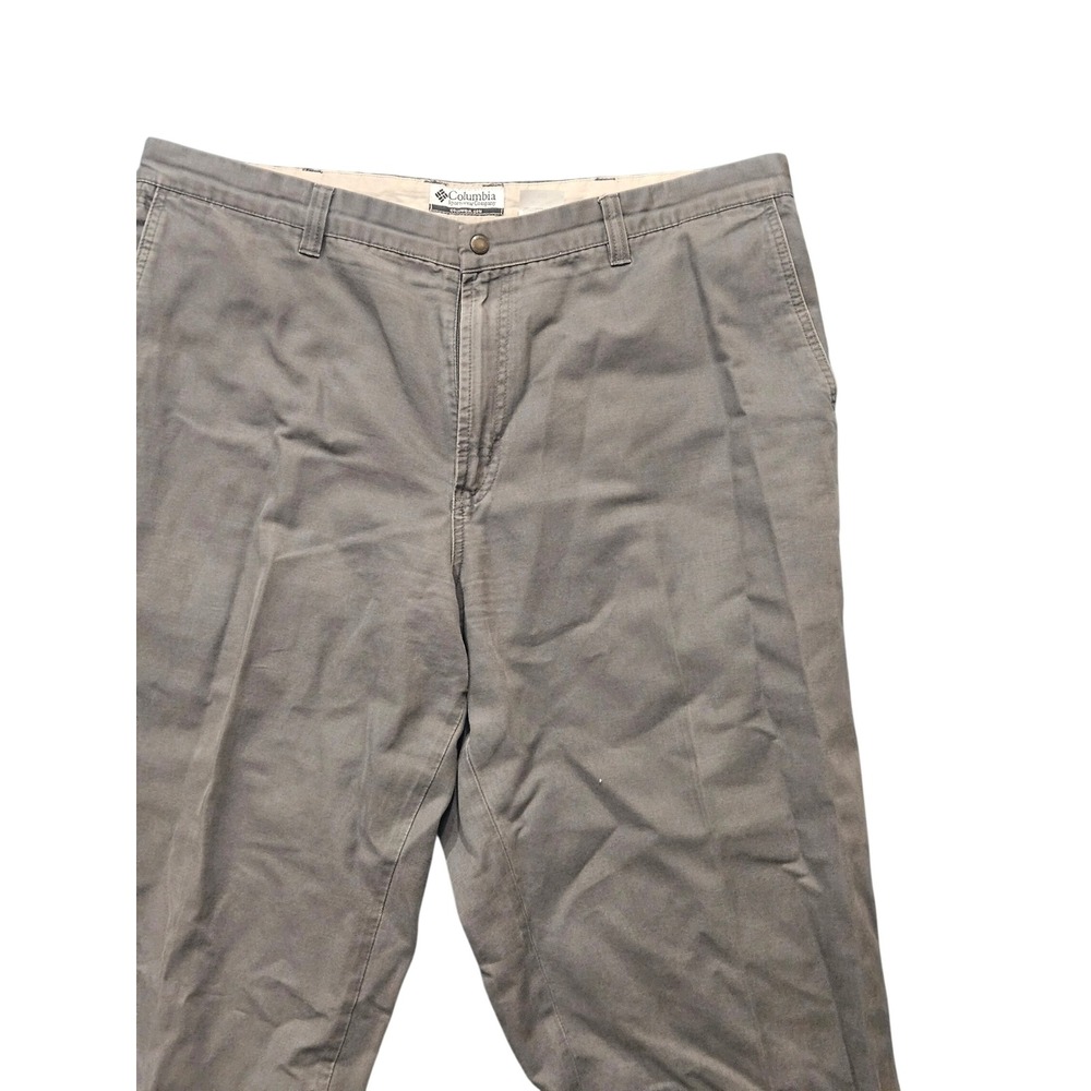 Columbia Sportswear Mens 40x32 Gray Cotton Canvas Utility cargo Pants AM8142